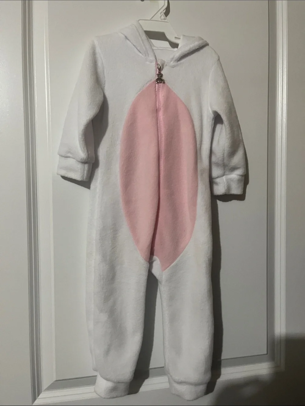 Unicorn Baby One-Piece with Gold Horn & Pink Ear Accents